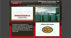 Desktop Screenshot of kronemannconstruction.com